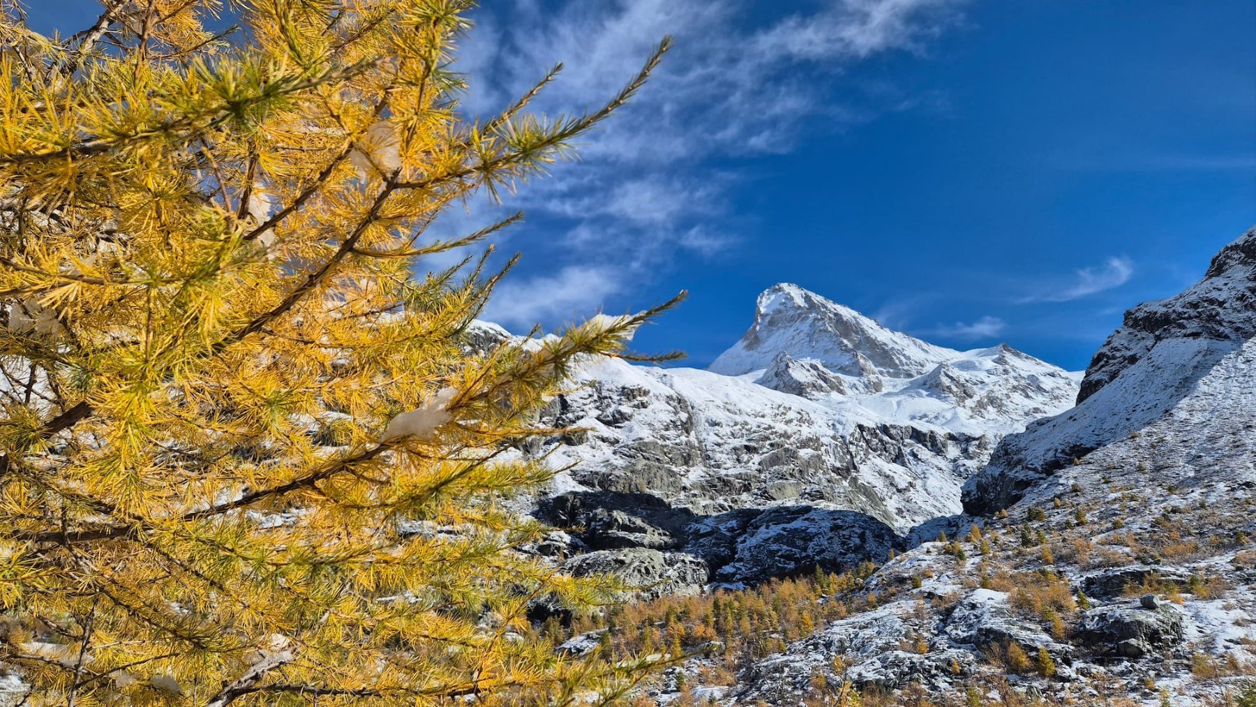 Dent Blanche en automne